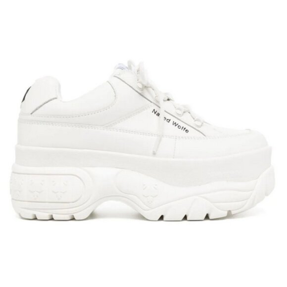 NAKED WOLFE  Sporty platform lace-up sneakers - Picture 4 of 17
